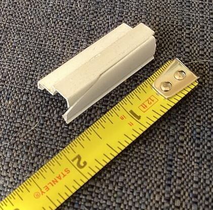 Custom Made - Screen retaining clip for Milestone windows - screen spa ...