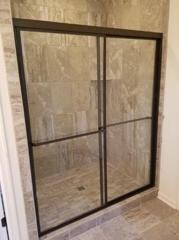 Framed Sliding Shower Door (57 1/2 - 59